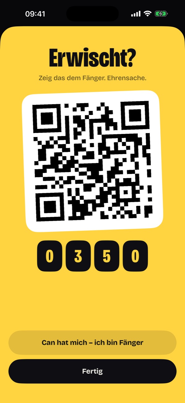 Fang-Code mit QR-Code